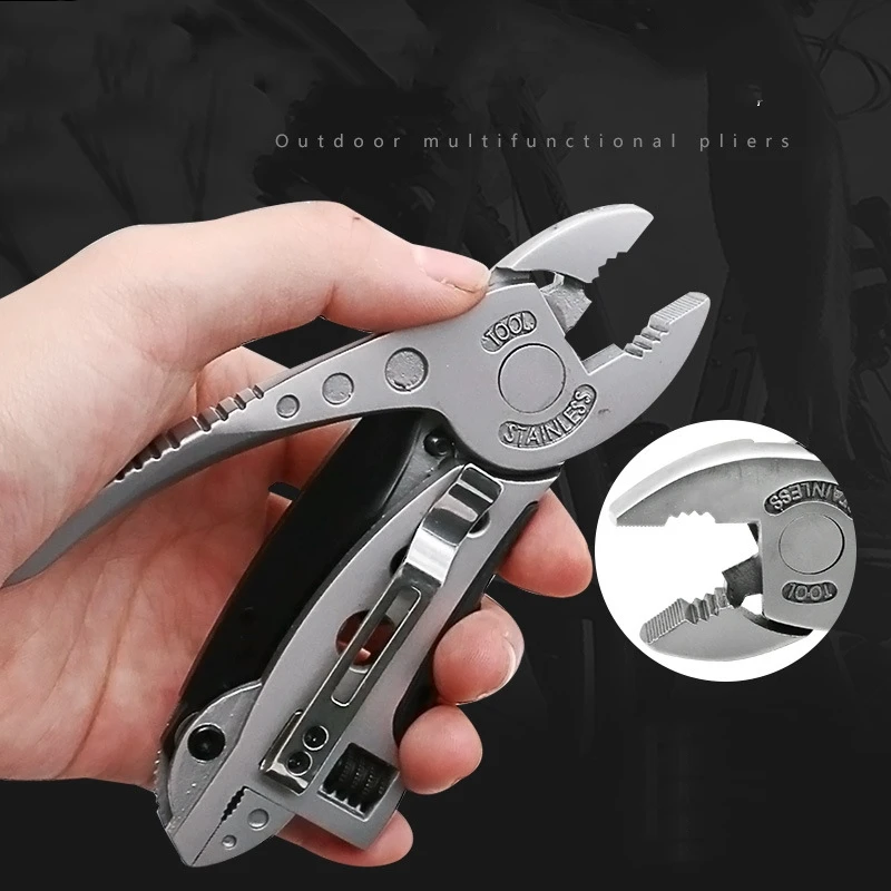 

Outdoor Multitool Camping Portable Stainless Steel Edc Folding Multifunction Tools Emergency survival Knife Pliers