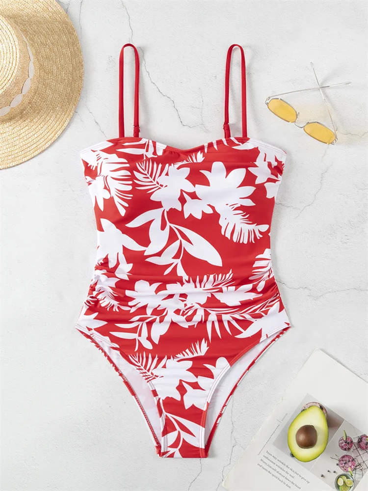 Einteiliger Badeanzug Frauen enge Röhre Top Bade bekleidung neue sexy Schlinge Monokini Badeanzug weibliche Sommer rücken freie Strand Bodysuit