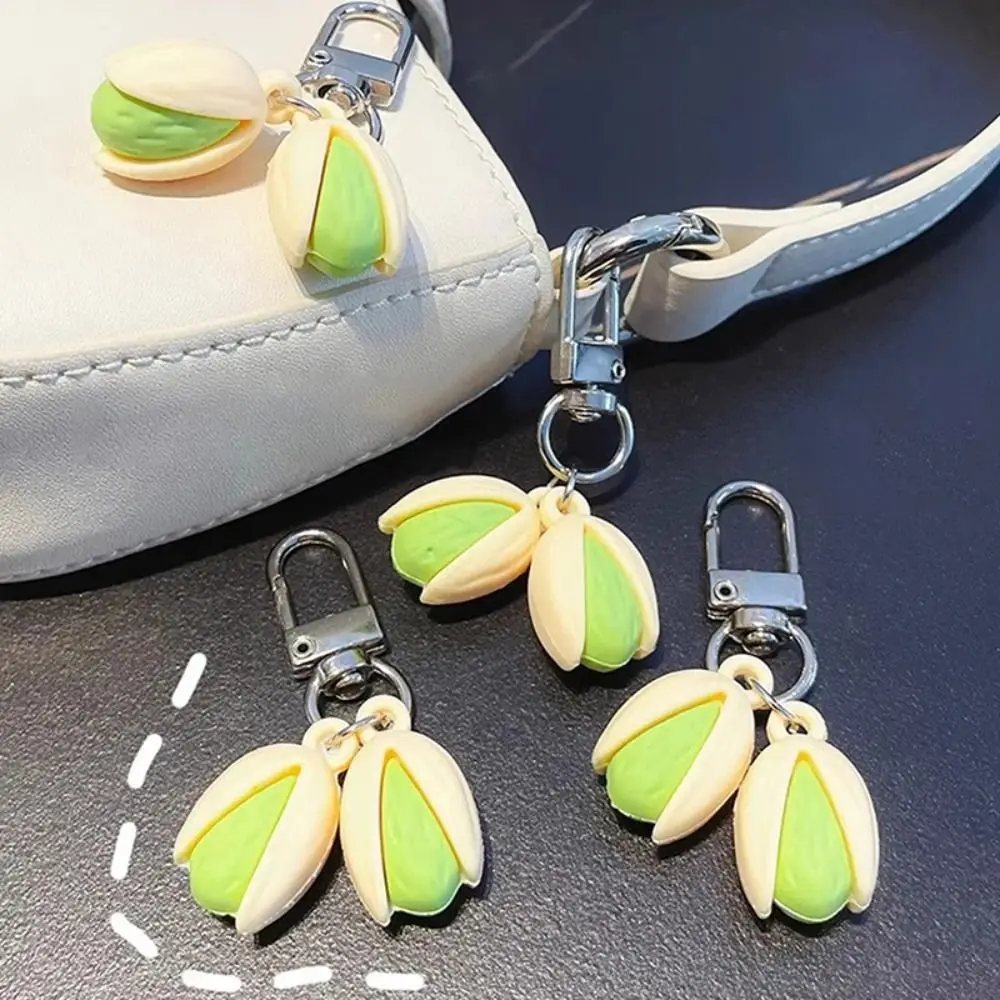Lucky Realistic Realistic Persimmon Keychain Mini Cute Persimmon Bag Charm Colorful Soft Rubber Simulation Fruit for Gift Giving