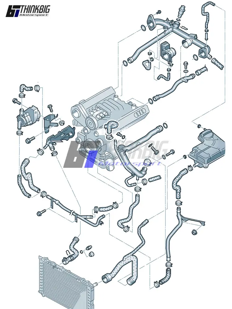 Kit de manguera de radiador de silicona para Audi S4/RS4 B5 /A6 C5 1997 T bi-turbo (13 piezas), 2005-2,7