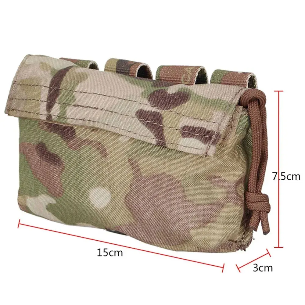 Tactical Communication Pouch MOLLE Utility EDC Tool Bag Panel Wargame Nylon Airsoft  Hiking Hunting Gear Accessories