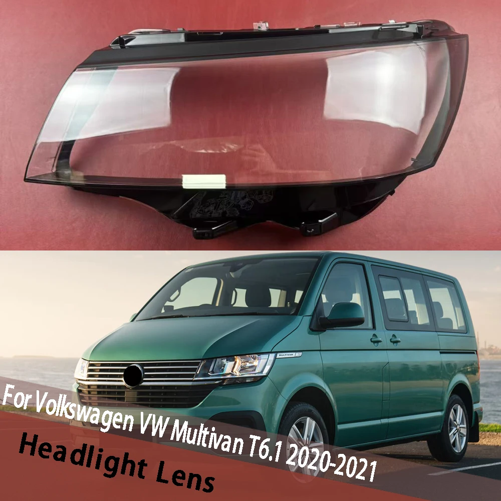 

For Volkswagen VW Multivan T6.1 2020 2021 Car Accessories Headlight Shell Headlamp Transparent Lampshade Cover Lens Plexiglass