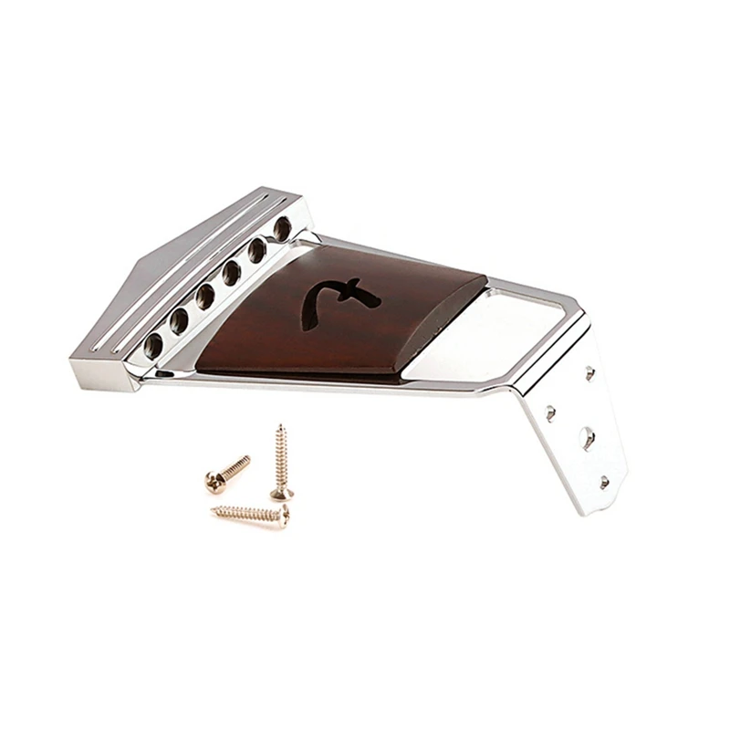 

6 Strings Vintage Jazz Guitar Bridge Tailpiece For Electric Guitar Parts With Mounting Screws