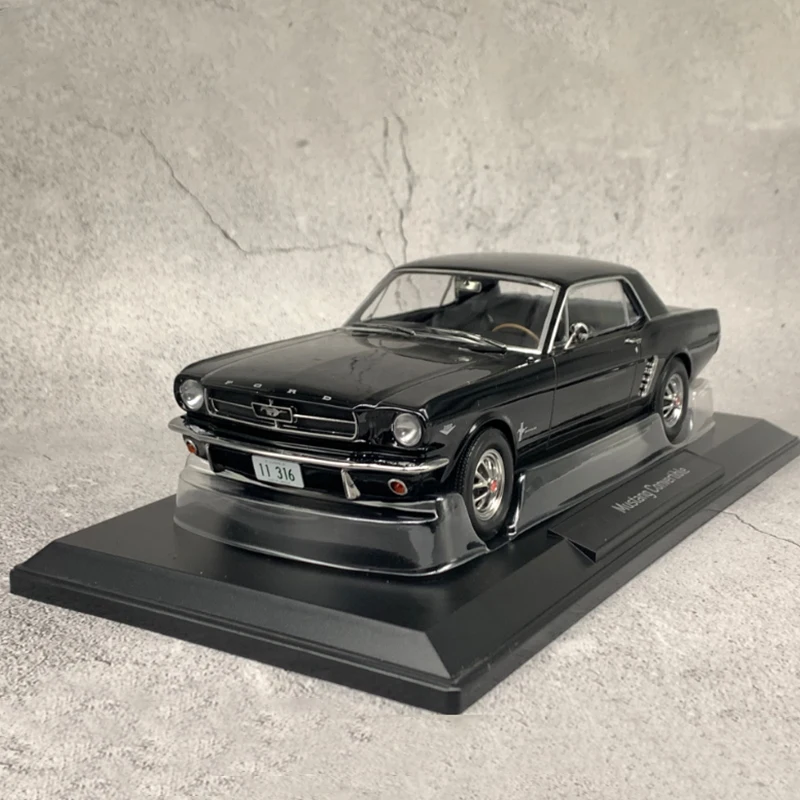 

Diecast Original 1:18 Scale Mustang Convertible Alloy Model Simulation Decoration Hobbies Souvenirs Collection Static Display