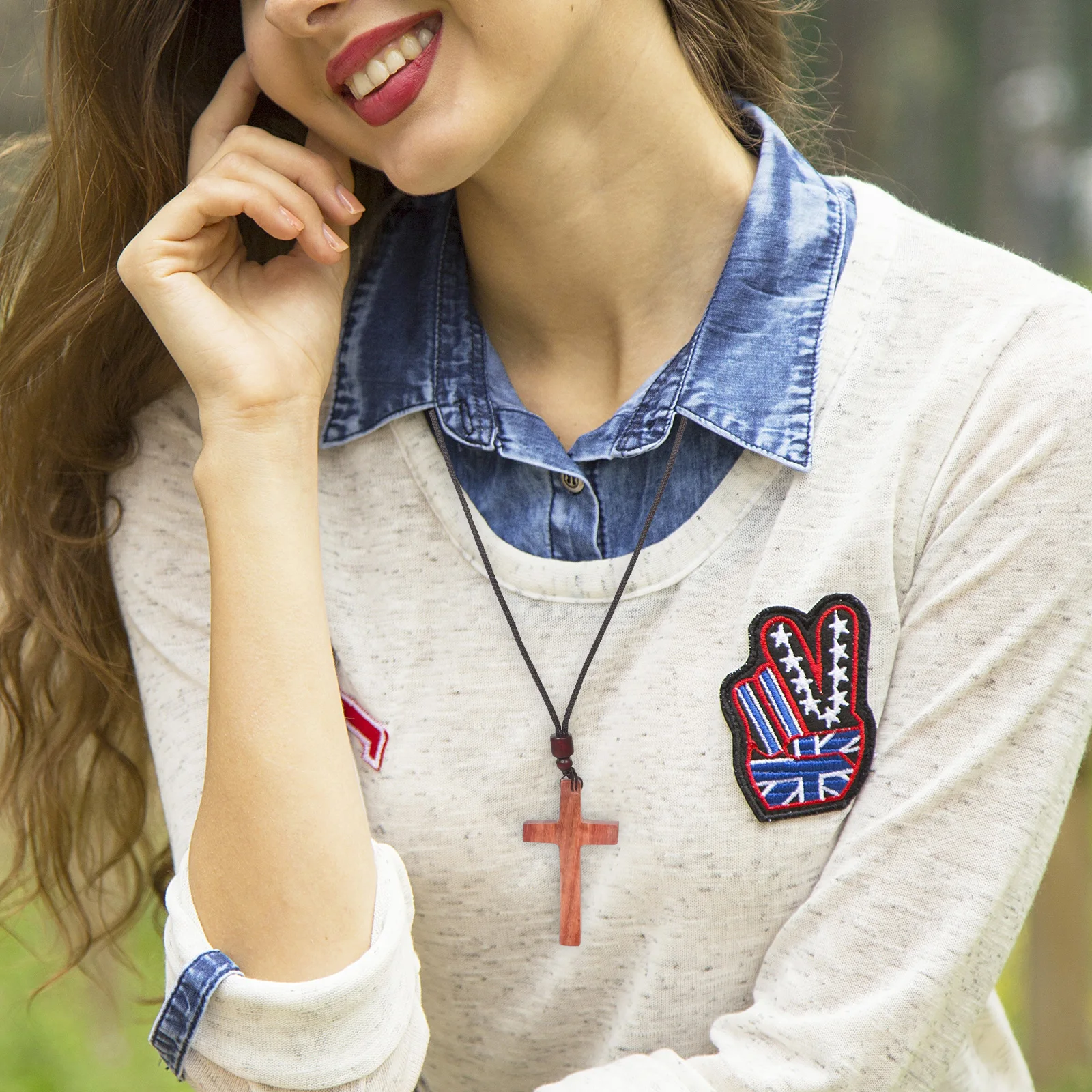 

Thoughtful Present Choice Wooden Unique Natural Grain Patterns for Faithful Believers Wooden