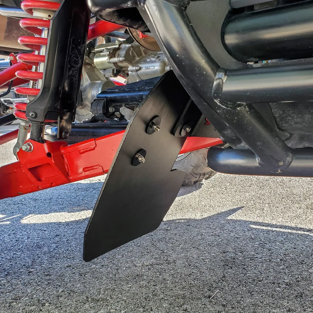 

​2Pieces Mudflaps Flaps Exterior Parts Black Front and Rear Mudguard Mudflaps for Honda TALON 1000