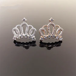 5Pcs 22*24mm 절묘한 라인 석 크라운 합금 쥬얼리 액세서리 Diy 웨딩 의류 활 장식 액세서리