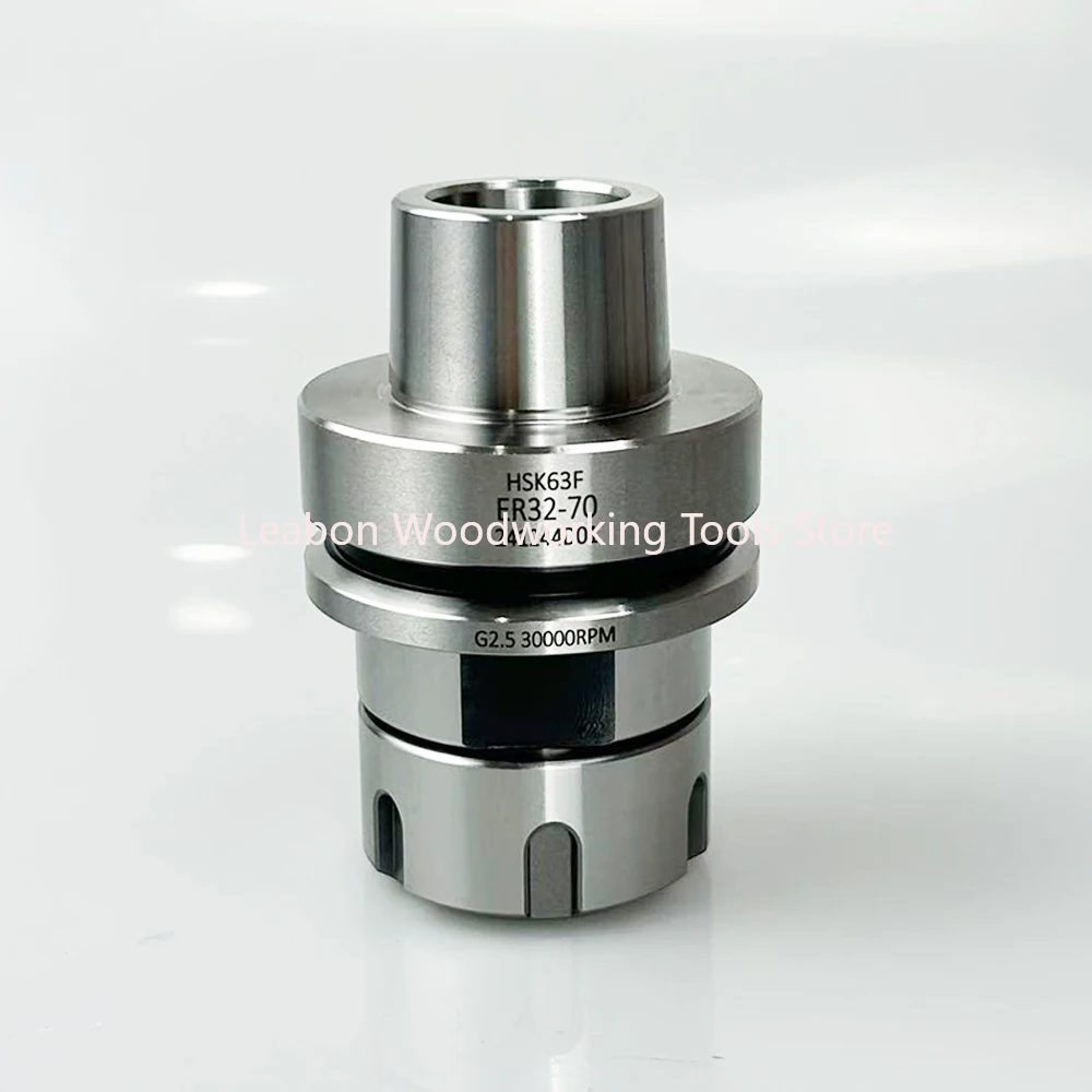 

HSK63F ER32-70 CNC Tool Holder with High Speed 30000RPM, Precision Balanced G2.5, for Machining and Milling