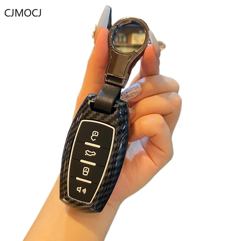 

Premium ABS Key Cover for Haval H6/Xiaolong/H9/Chitu/H5/Dargo M6/Shenshou/F5/F7X - Protective Key Case Keybag Keychain