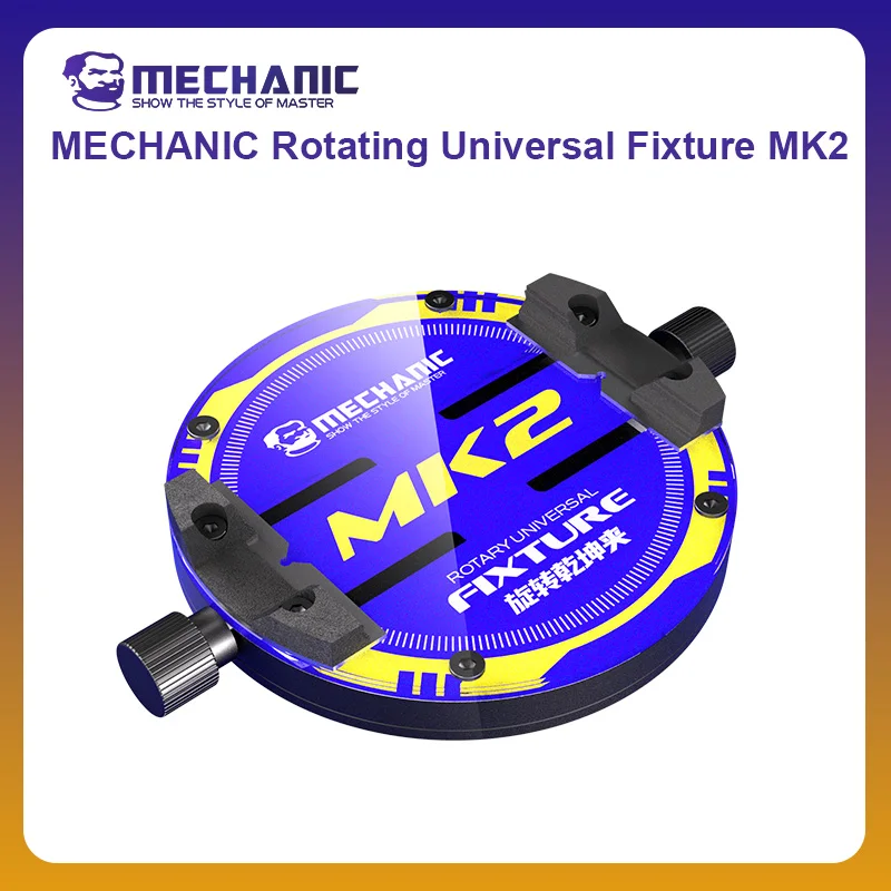 MECHANIC OFFICIAL Rotating Universal Fixture High Temp Resistant Glass 500℃, 360°  Clamp,For Phone Motherboard CPU Chip Repair