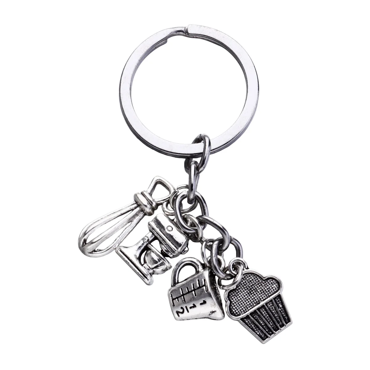 

2 Pcs Keyfobs Keychains for Men Cute New Creative Rings Gift Metal Holder Ornaments Backpack Man Car Keyring Men's