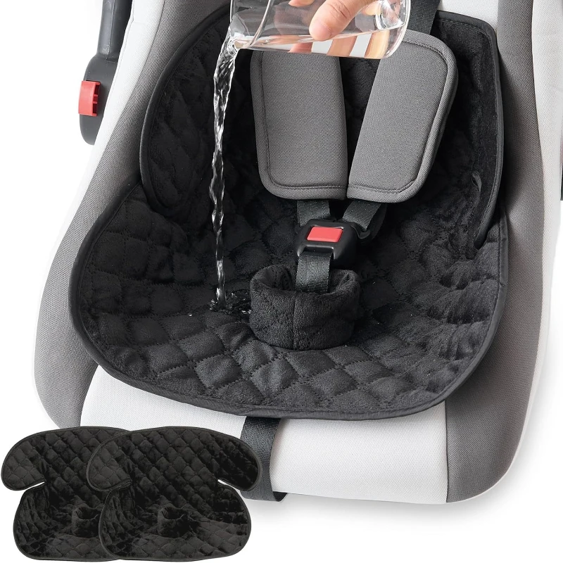 Baby Stroller Diaper Guard Breathable Cotton Pad for Children's Car Seat Baby High Chair Cooler
