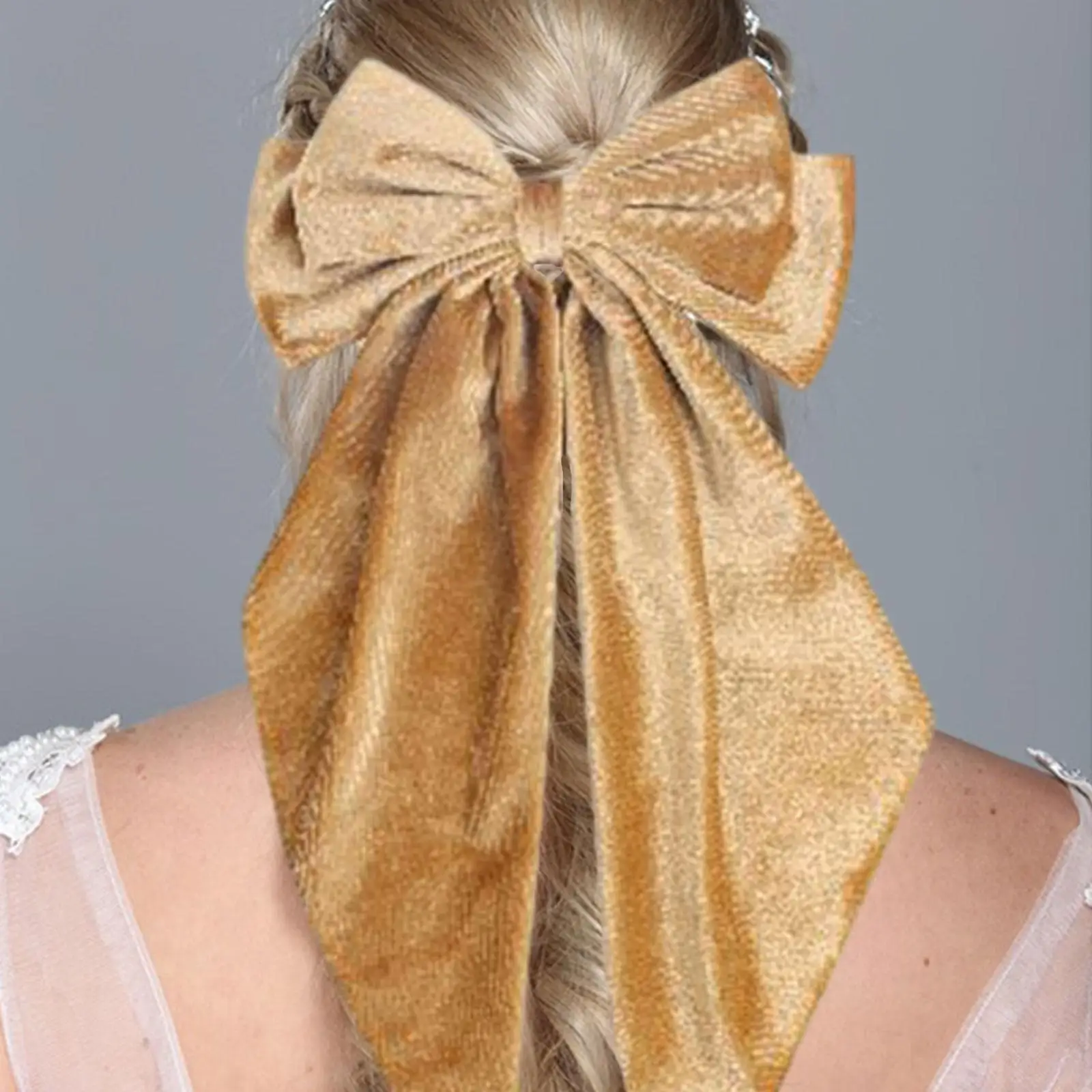 Bowknot Hair Clip Decorative for Women Girls Bow Top Clip Hairpin Hair Barrette for Anniversary Wedding Party Ceremony Bride