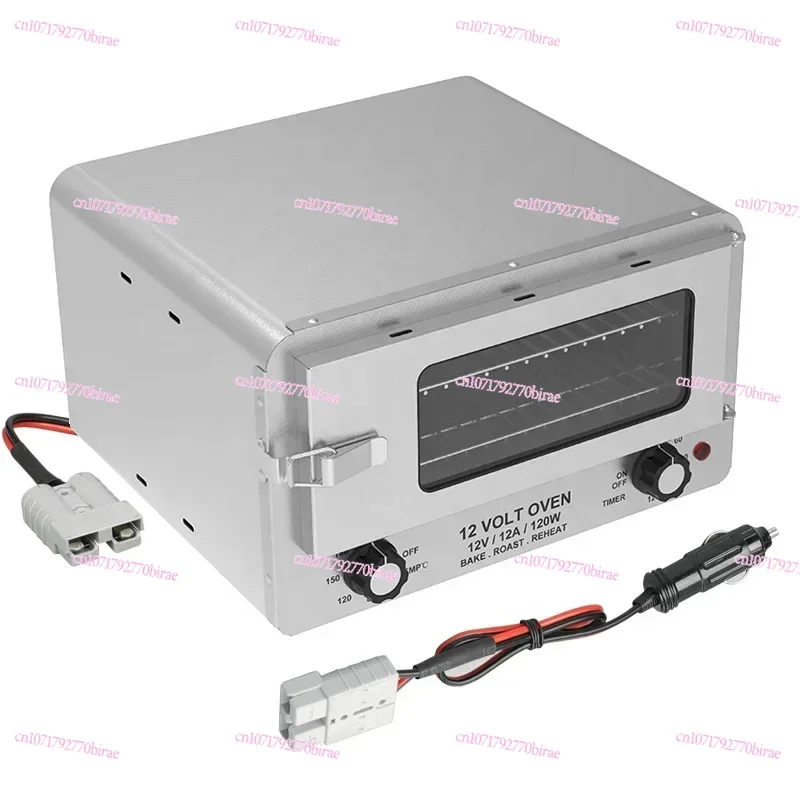 6L 12V 120W Electric Mini Vehicle Roaster Box 12v Dc Microwave Oven Car Portable Toaster Oven for Outdoor Camping