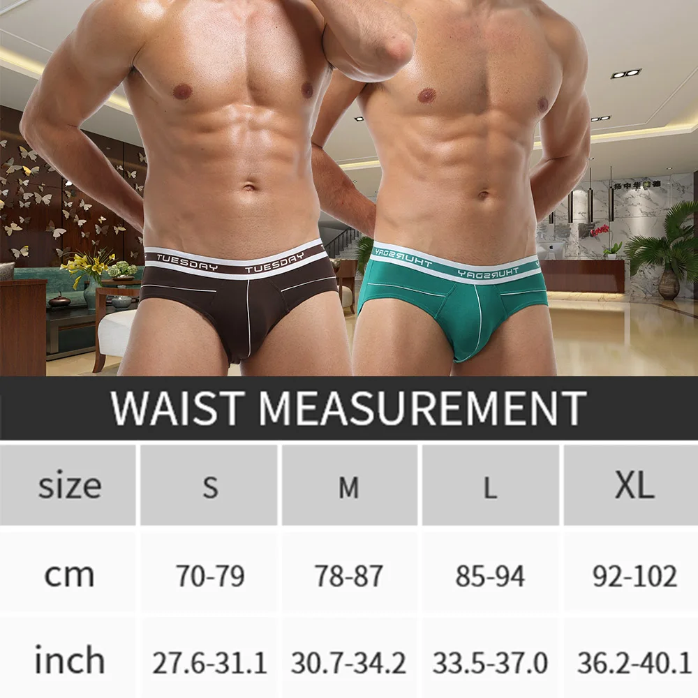 2024 Soft Bamboo Sexy Man\'s Underwear New Design Men\'s Briefs Skin-Friendly Bikini Gay Soft Underpants Comfortable Men\'s Briefs