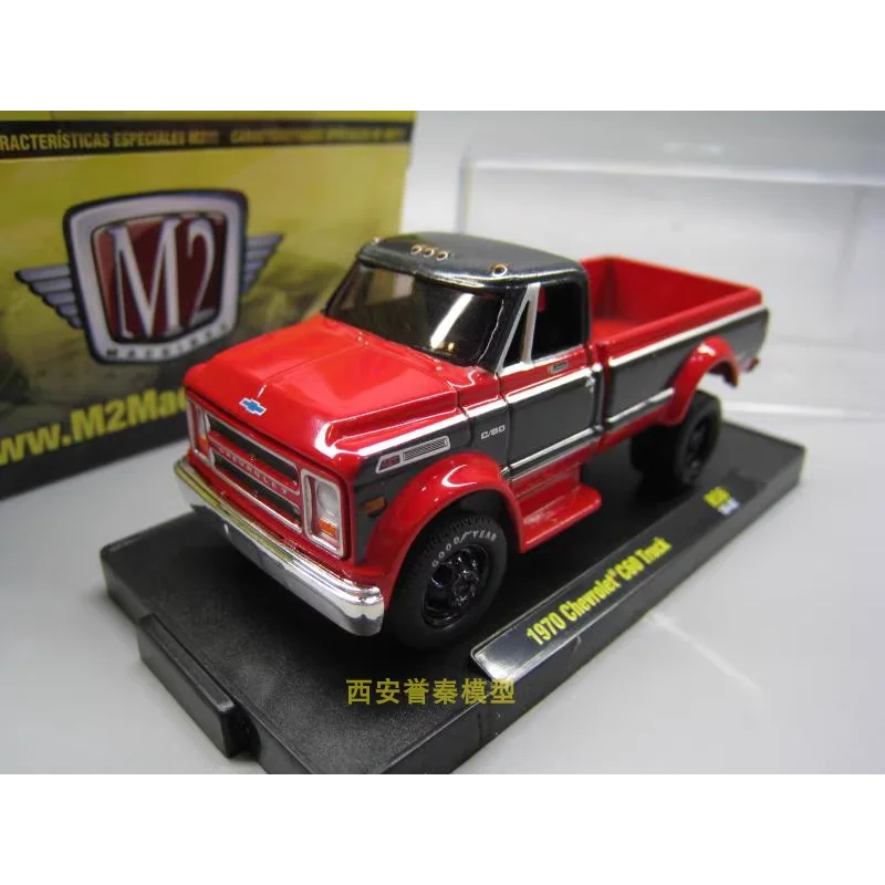 

Литой под давлением M2 масштаб 1/64 Fine 1970 Chevrolet C60 TRUCK пикап из сплава модель автомобиля Коллекционная игрушка в подарок сувенир дисплей орнамент