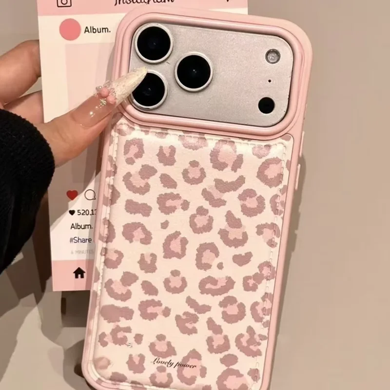 Basit Kore Pembe Retro Leopar  - Phone Cases Drop Proof incelemesi ve fiyatı