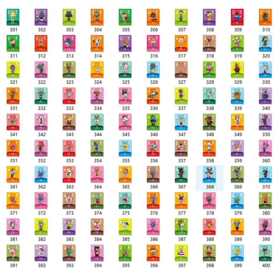 2026 verzamelbare NFC mini/grote kaarten (selectie van 6–400) – Ontvang exclusieve in-game unlock-voorbeelden, perfect cadeau voor Switch-fans