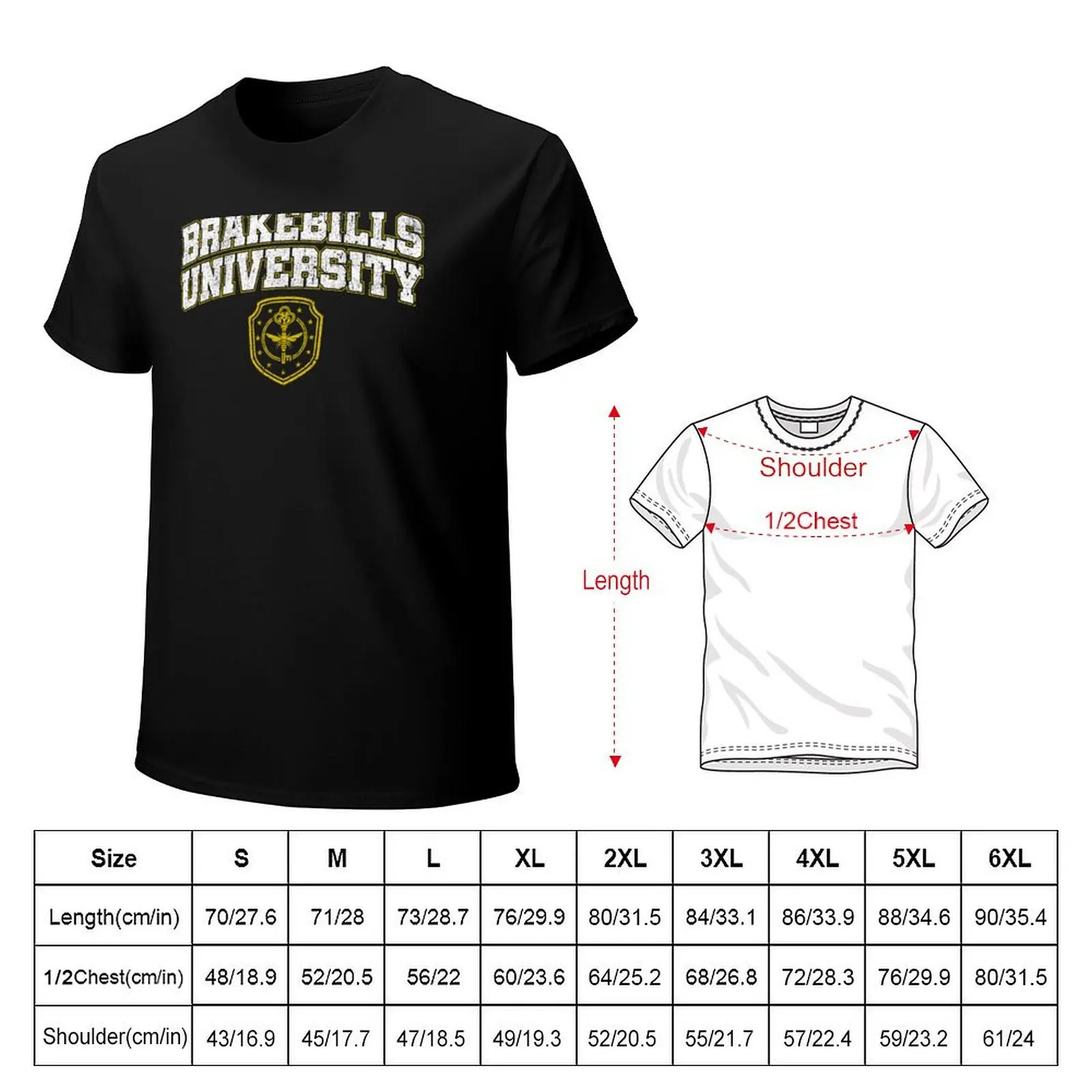 Brakebills University - The Magicians T-Shirt Vintage Print Crew Neck Tee