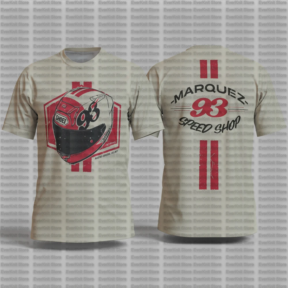 Austin 93 Special Edition Helmet Print T-Shirt for Men Outdoor Sports Quick Drying Short Sleeve Tee Daily Casual T-Shirt 5XL