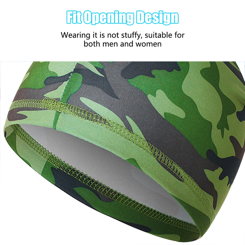 Summer Unisex Quick Dry Cycling Cap Breathable Sports Helmet Inner Caps Anti-UV Hat Motorcycle Bicycle Hat Bike Balaclava