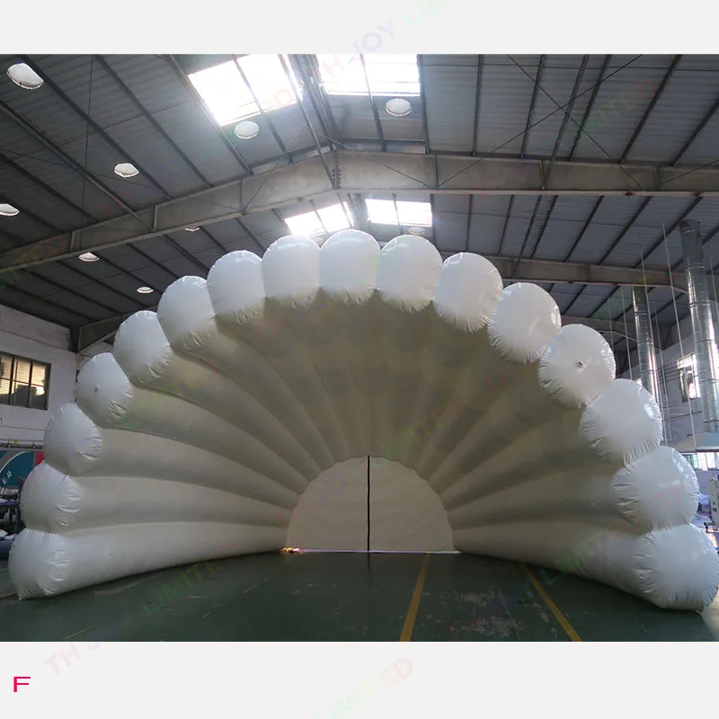 8m Inflatable Shade Tent Outdoor White Inflatable Shell Tent For Wedding Event Advertising And Commercial Exhibition Stage Cover