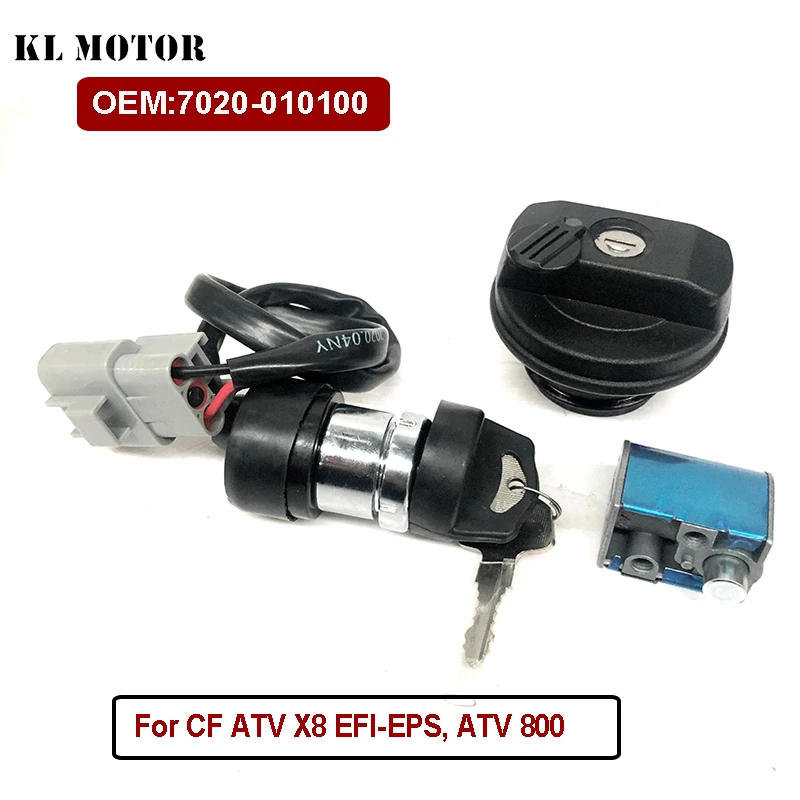 Ignition Key Switch CF Lock Assy for CF800-2 CF800ATR-2 CF800AU-2B ATV Parts 7020-010100