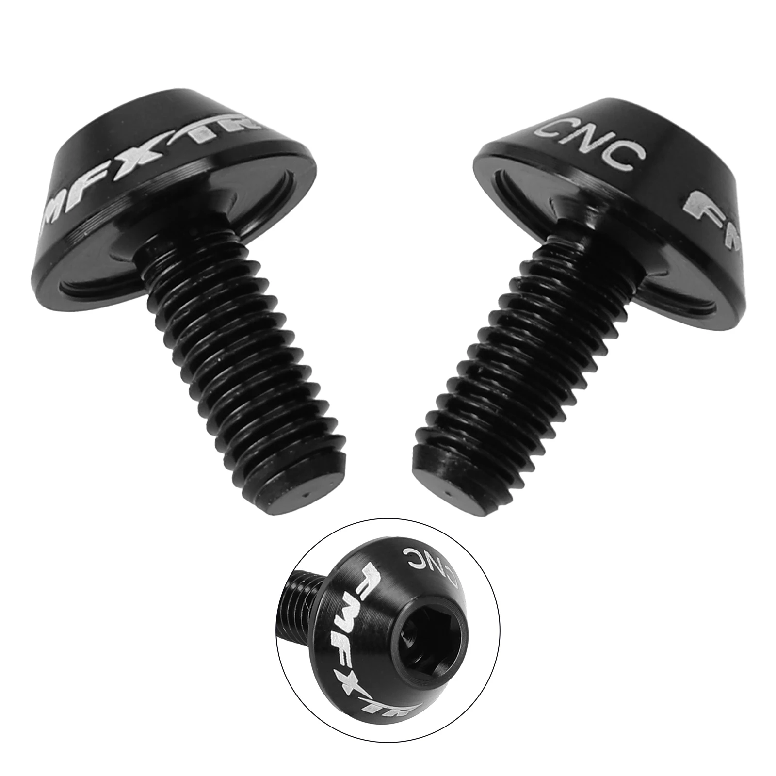 2x Bicycle Bottle Cage Screw Aluminum Alloy M5*12 Screws Fixing Bolts Fixed Screw Bike Accessories Cycling Part