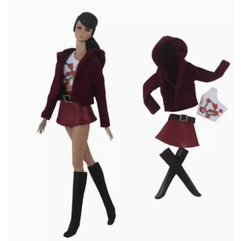 LX668 أنماط جديدة من الملابس والفساتين معاطف تناسب دمى 1/6 babi xinyi fr fr2 mizi Mengfan