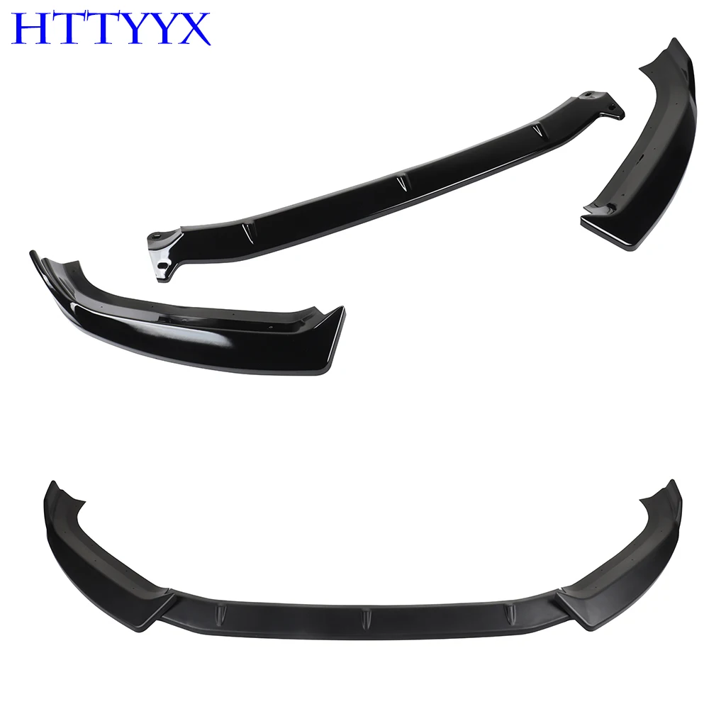 HTTYYX For Audi A4 S4 B9 S-Line 2017 2018 2019 Front Bumper Splitter Spoiler Lip