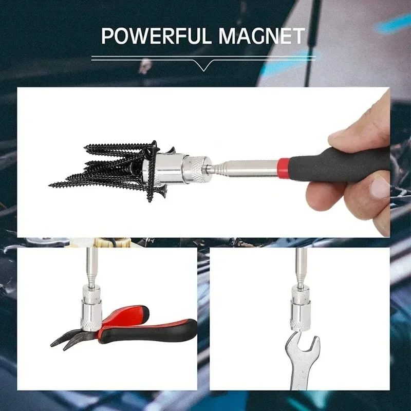 Telescoping Magnet Pick up Tools Include 20 lb Magnetic Tool and 3 lb Telescoping Magnet Stick Gadget for Hard to Reach Places