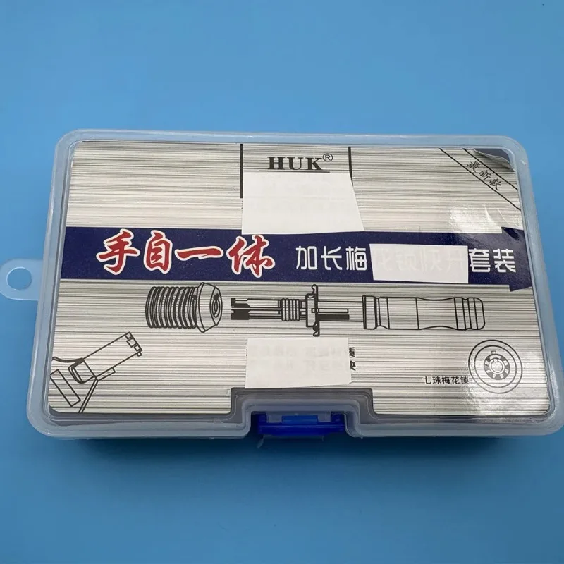 3-Piece HUK Professional 7-Pin Tubular Locksmith Set (7.0/7 5/7.8 Mm) High-Strength Extended Tools for Vending Machines & Safes