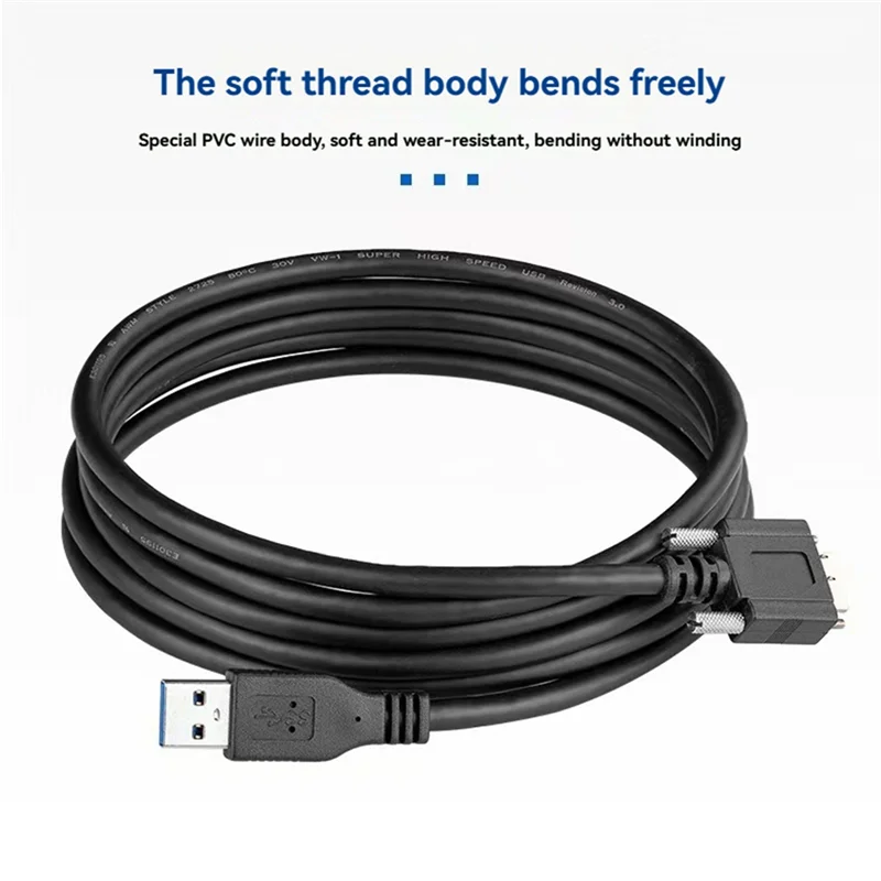 USB3.0 To Micro-B Cable Micro-B Camera Extension Cable USB 3.0 A Type Male To Micro B Male Extension 1.5M Micro B USB 3.0 Cable