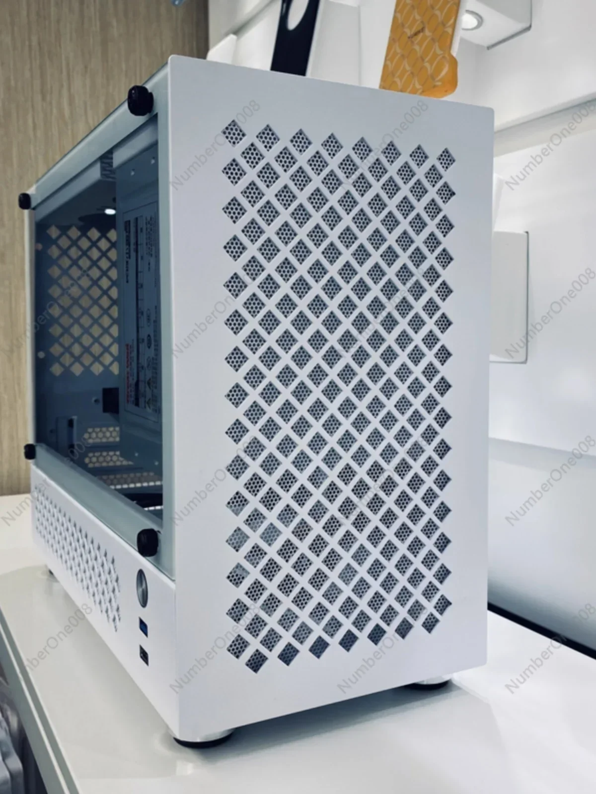 

S40S41MATX Desktop Desktop Small Chassis ATX Large Power Supply Large Graphics Card 15L Side Transparent Game Small Chassis