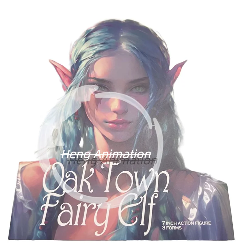 

1/12 6-inch Figure Oakwood Elf World of Warcraft Female Soldier Mecha Girl Toy Collectible Display Piece Trendy and Cool