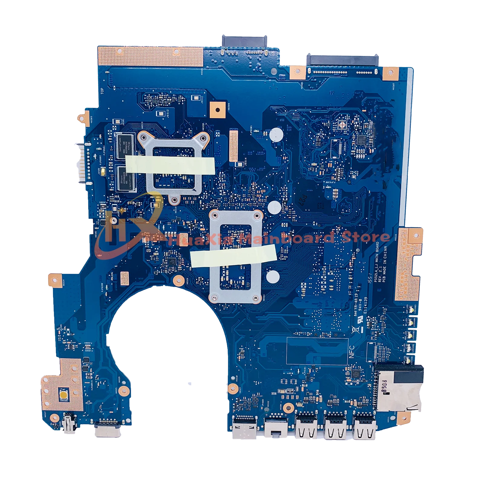 Imagem -03 - Placa-mãe para Laptop para Asus Mainboard para P552lj Pe552lj Pro552lj Px552lj Px552la Pro552la P2520lj P2520la i3 i5 i7