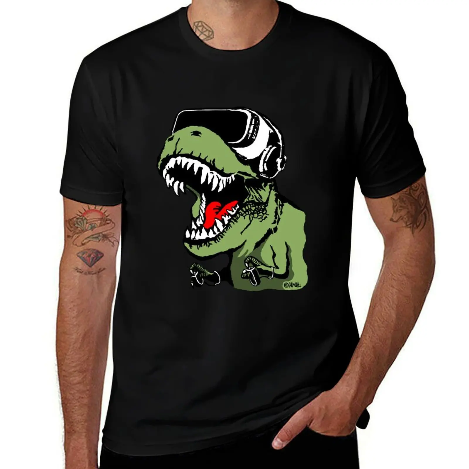 VR T-rex T-Shirt t shirts with prints T-Shirt
