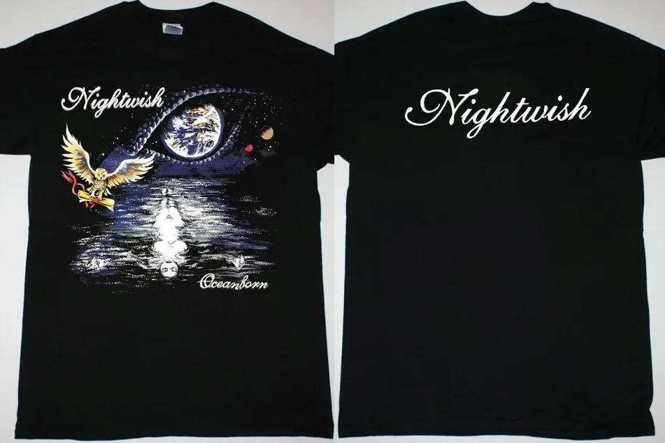 Nightwish Oceanborn Album Cover Promo T-Shirt Double Sided