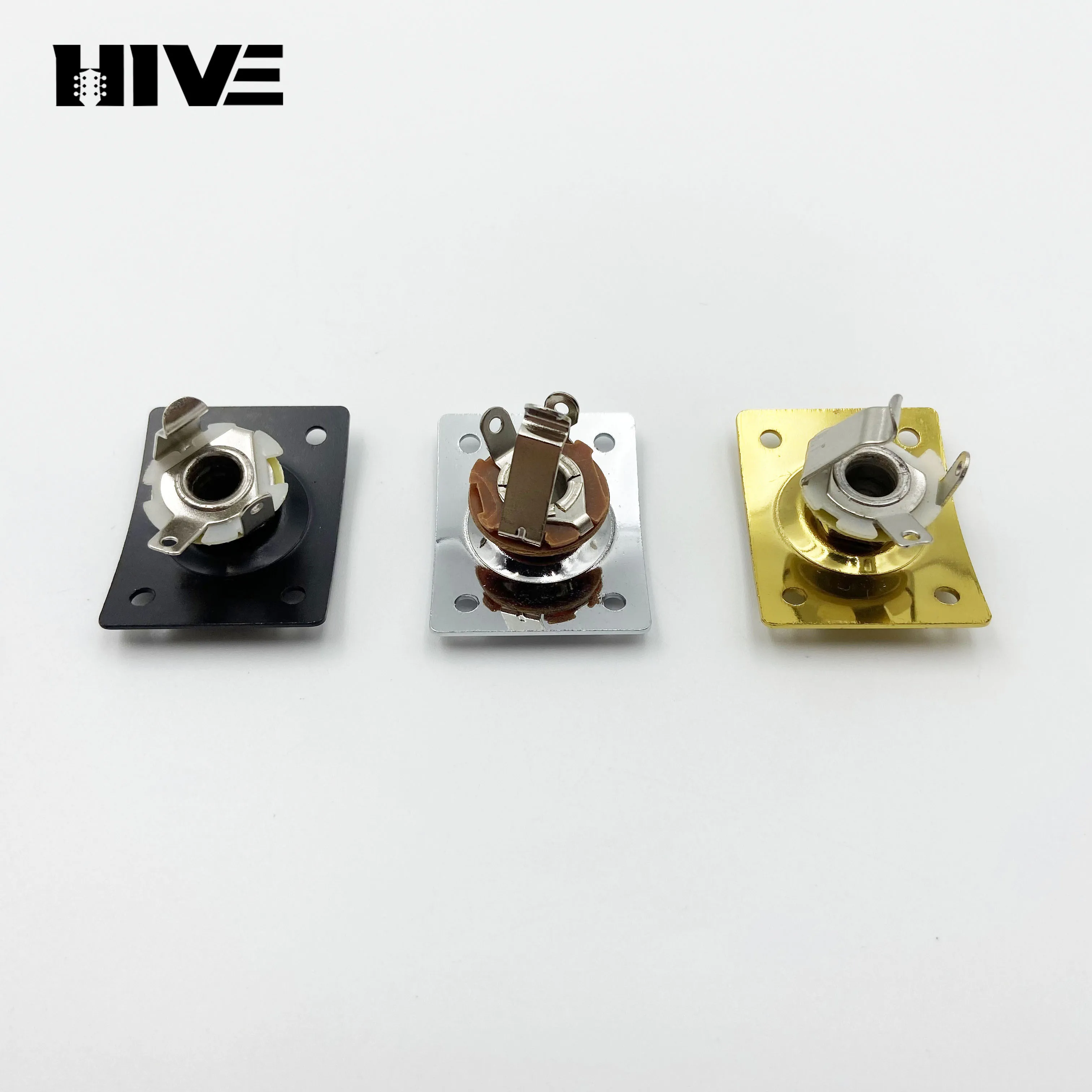 Electric Guitar Jack Square Output Jack Guitar Connection Hole Electric Bass Audio Output Port Electric Guitar Accessories