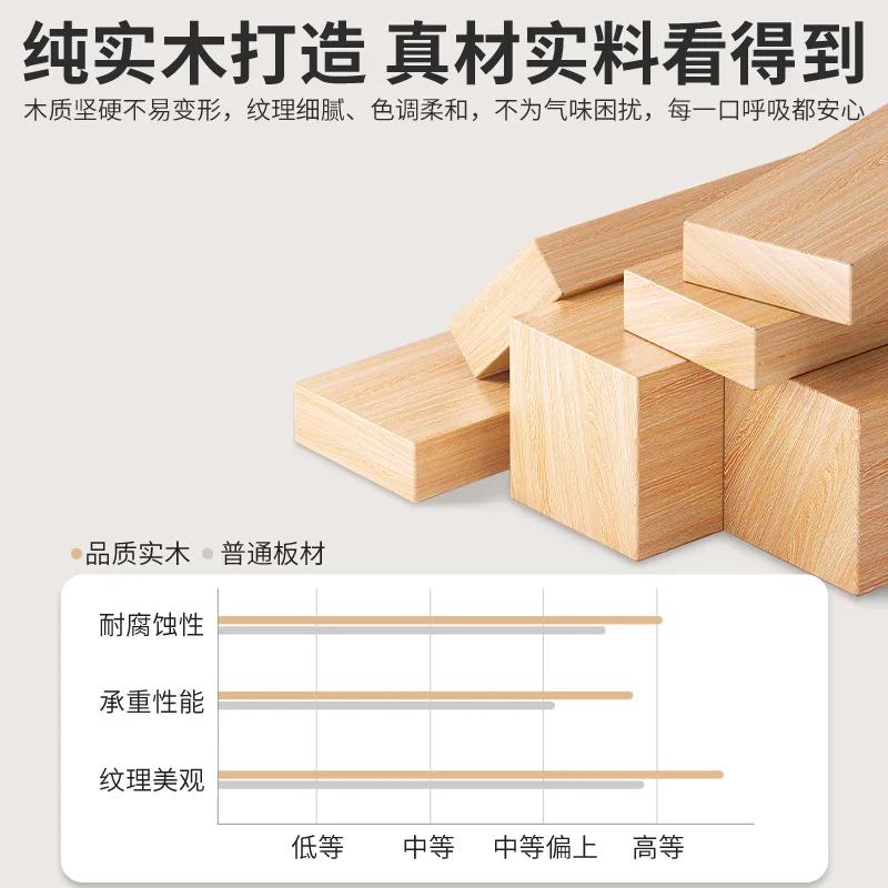 All solid wood storage, locker, bookshelf with door, free combination, end of bed, utility cabinet, floor-to-ceiling household
