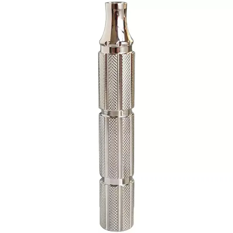 Everbright Store 316L Stainless Steel Men's Vintage Safety Razor Bar Razor Handle