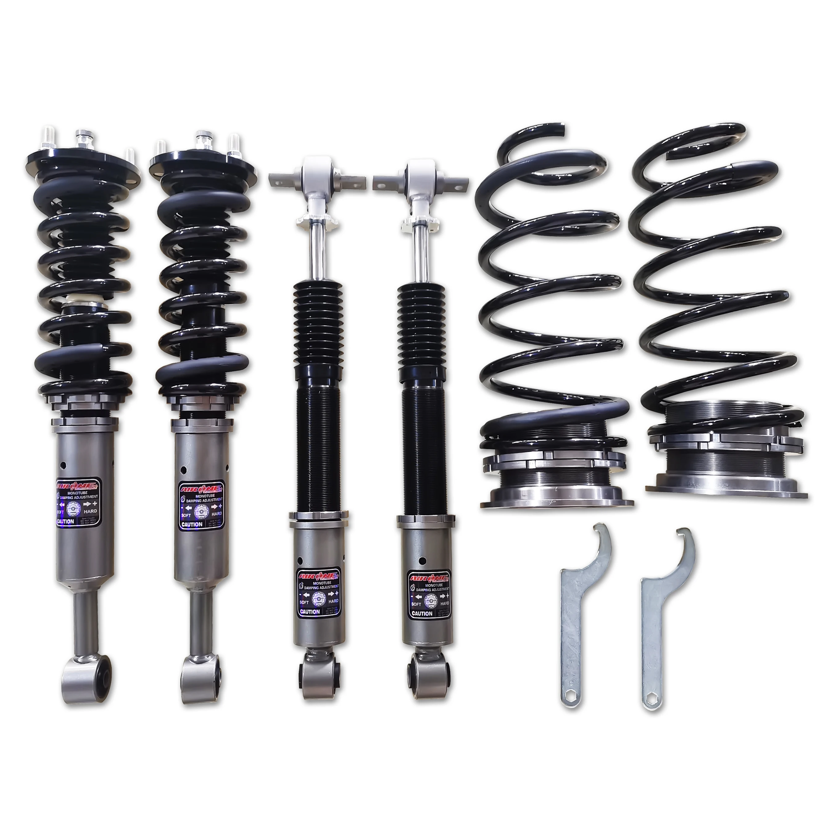 

Высокопроизводительный монотрубный 30-ступенчатый передний и задний регулируемый амортизатор Coilover с высококачественной спиральной пружиной для бака 300