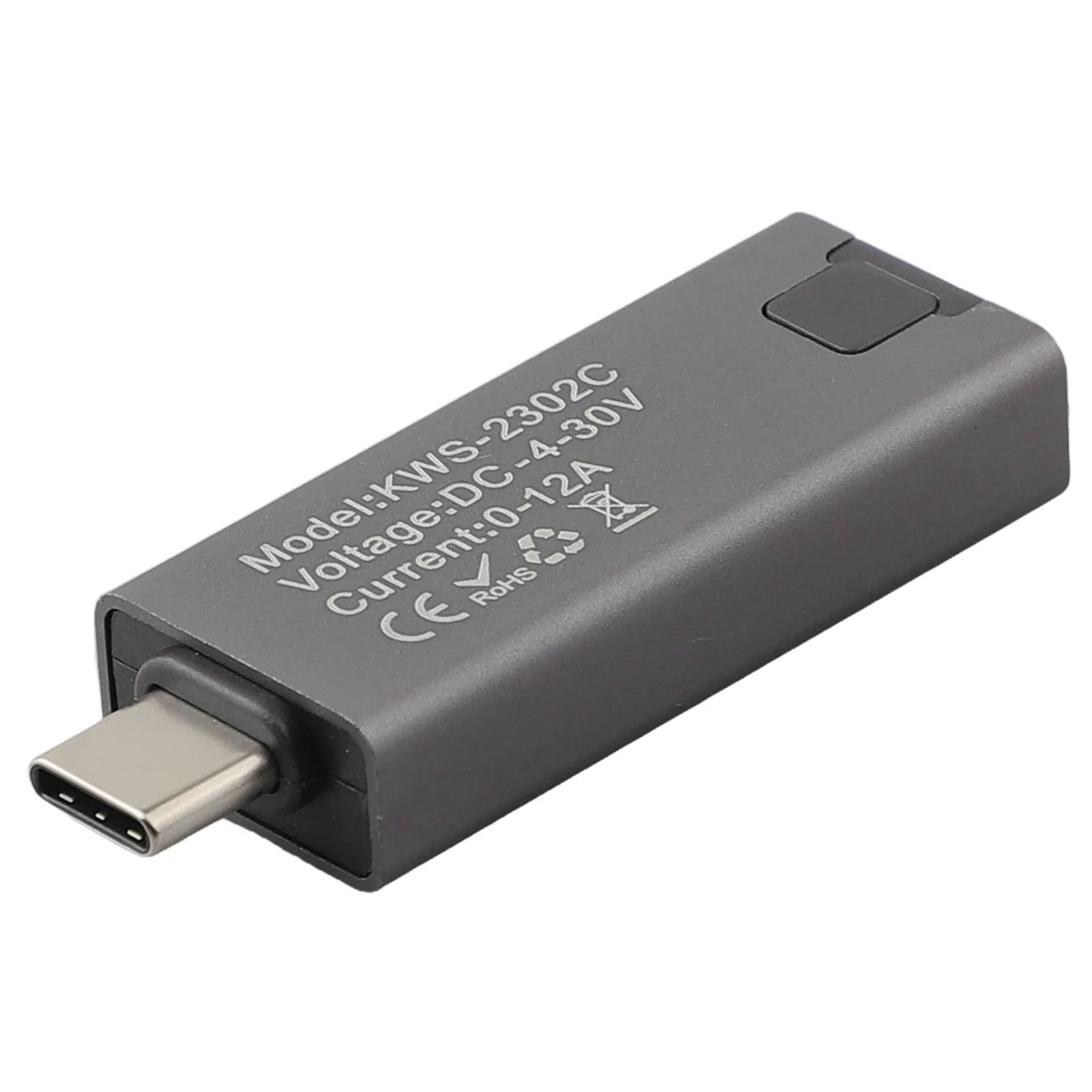 

Capacity Record Type-C Voltage Meter 2302C USB Meter Bidirectional Current Test Dustproof And Drop-proof Fast Charging Support