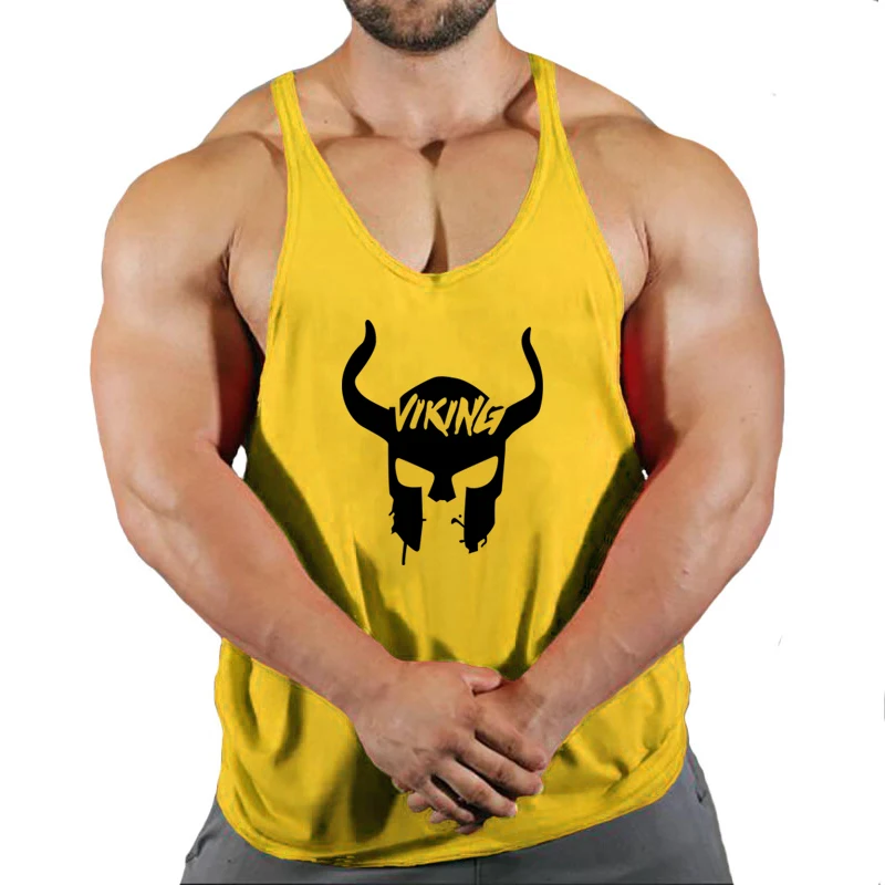 Gym Cotton Tank Top Men Fitness Clothing Mens Bodybuilding Tank Tops Summer Gym Clothing for Male Sleeveless Vest Runnint Shirts