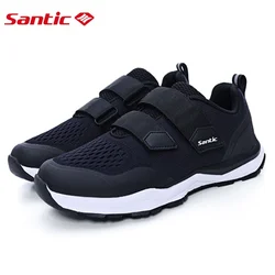 Santic buty rowerowe MTB buty rowerowe gumowa podeszwa oddychająca tkanina trampki rowerowe unisex obuwie KMS20025