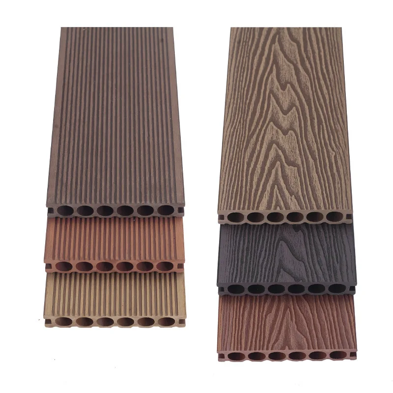 

2026 Outdoor plastic wood flooring - Outdoor courtyard - Co-extruded plastic wood boards - Park ground surface installation