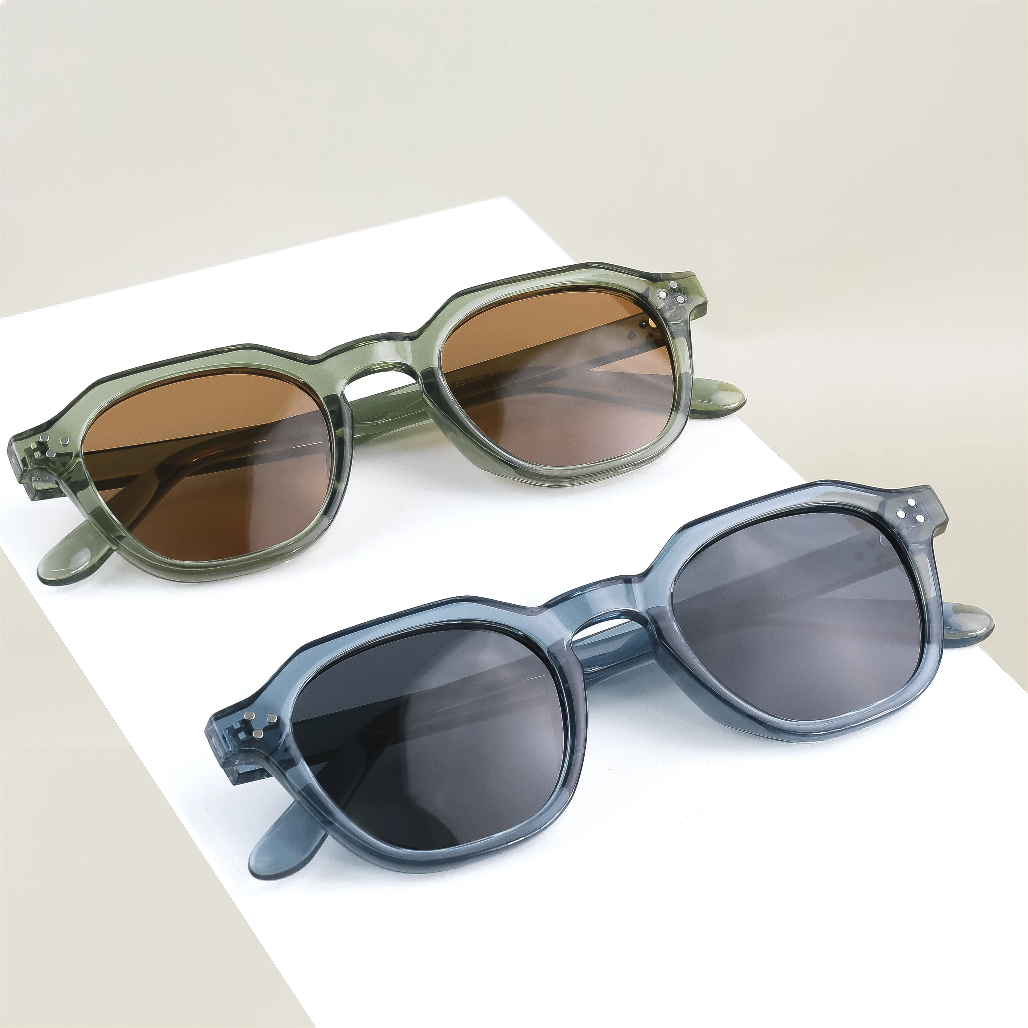CATERSIDE Retro Polarisierte Sonnenbrille Männer Ultraleicht TR90 Rahmen Polygon Frauen Sonnenbrille Im Freien Hohe Qualität Reise Brillen – Detail 3