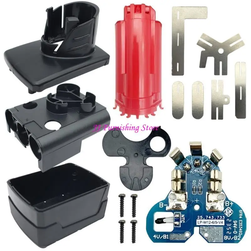 

A9LB 12V 9 Cell Battery Box Case Circuit Board Shell for Broken Plastic Shell Repair