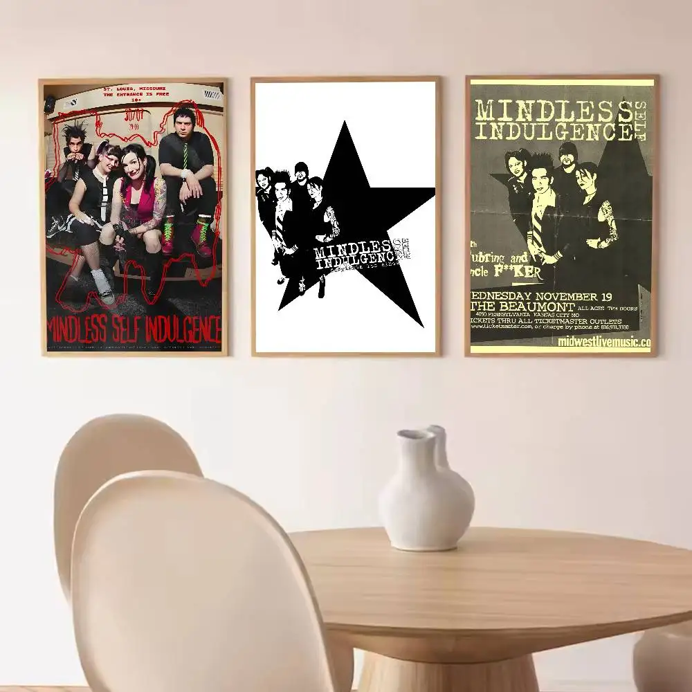 mindless self indulgence  Poster Paper Print Home Living Room Bedroom Entrance Bar Cafe Art Painting Decoration
