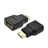 Mini Hdmi-compatible HD Converter Large To Small Male To Female Mini Hdmi-compatible To Hdmi-compatible Extension Cable Adapter